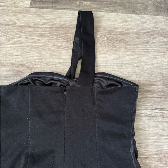 Lulus one shoulder asymmetrical black mini dress medium - Picture 10 of 13